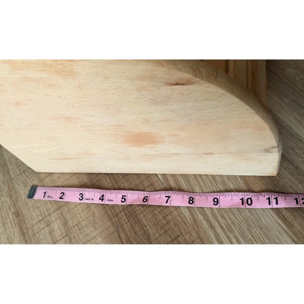 Natural Raw Wood Roll Top Bread Box Bread Bin